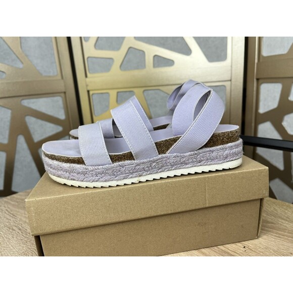 Steve Madden Light Purple Kids Platform Sandals - Picture 8 of 10